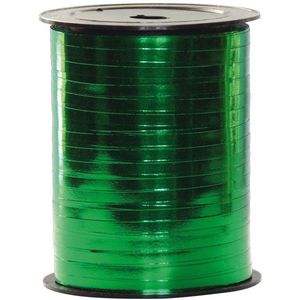 Metallic groen cadeau lint 250 meter