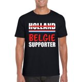 Zwart Belgie shirt voor teleurgestelde Holland supporters - Belgie supporter t-shirt