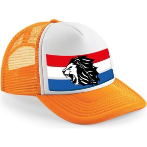 Bellatio Decorations snapback/cap - hollande vlag - leeuwen - oranje - koningsdag/voetbal - WK/EK