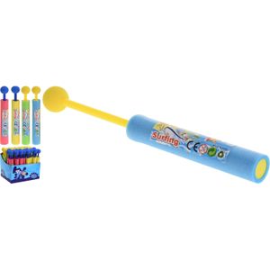 Voordeelset speelgoed waterpistool van foam met bolletje 21 cm - 6x stuks - Foam waterspuiters