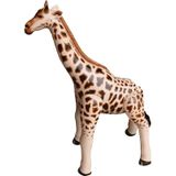 Opblaasbare giraffe 90 cm decoratie - Opblaasdieren decoraties