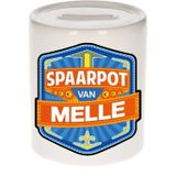 Kinder spaarpot voor Melle - keramiek - naam spaarpotten