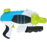 1x Waterpistolen/waterpistool blauw van 28 cm kinderspeelgoed - waterspeelgoed van kunststof - 237 ml watertank