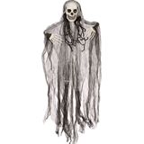 Halloween/horror thema hang decoratie spook/skelet - enge/griezelige pop - 91 cm