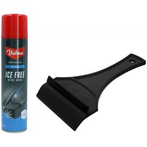 Ruitenontdooier spray - voor auto - 400 ml - antivries sprays - winter/vorst - incl. ijskrabber