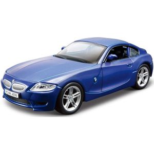 Modelauto blauwe BMW Z4 1:32 - speelgoed auto schaalmodel