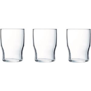 6x Stuks sapglazen/waterglazen transparant 180 ml - Glazen - Drinkglas/waterglas/sapglas
