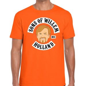 Sons of Willem t-shirt / shirt oranje heren - Koningsdag kleding