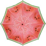 Parasol - watermeloen fruit - D180 cm - UV-bescherming - incl. draagtas