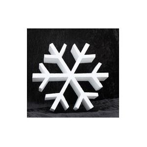 2x Piepschuim ijskristal vormen 40 x 5 cm hobby/knutselmateriaal - DIY - Knutselen - Styropor - Kerstdecoratie schilderen