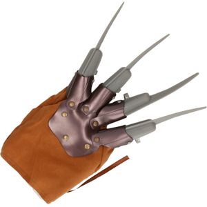 Freddy horror verkleed handschoen voor volwassenen - Halloween accessoires