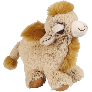 Pluche knuffel dieren Kameel/dromedaris 18 cm - Speelgoed wilde dieren knuffelbeesten