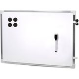 Magnetisch whiteboard/memobord met marker/magneten extra sterk - 60 x 40 cm