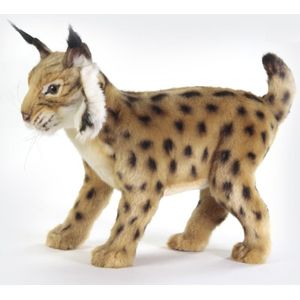 Hansa Pluche Knuffel Lynx Bruin 35 cm