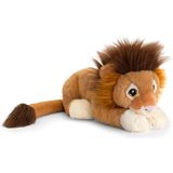 Keel Toys - Pluche knuffel dieren set 2x leeuwen 25 en 35 cm