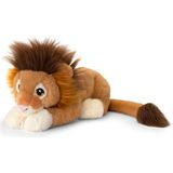 Keel Toys - Pluche knuffel dieren set 2x leeuwen 25 en 35 cm