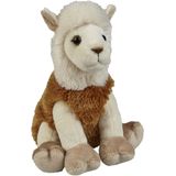Pluche knuffel dieren Lama 19 cm - Speelgoed Lamas knuffelbeesten