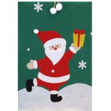 Cadeauzak - kerstman - groen - H97 cm - zak voor cadeautjes - kerstcadeau zakken