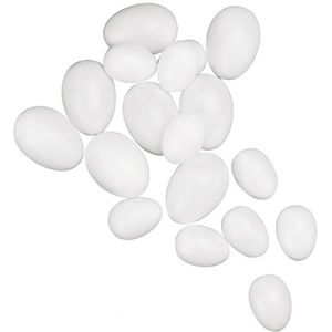 Plastic eieren 4,5 cm 50 stuks - Paasdecoratie - paaseieren / paaseitjes