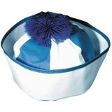 10x stuks blauw matrozen hoedjes / matrozenpetjes - Verkleed en carnaval hoeden