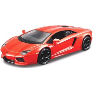 Modelauto Lamborghini Aventador Oranje 1:32 - Speelgoed Auto Schaalmodel