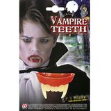 Vampier jurk maat L inclusief gebit voor meisjes
