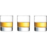 12x Stuks tumbler waterglazen/whiskyglazen transparant 200 ml - Glazen - Drinkglas/waterglas