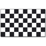 12x Finish vlag zwaaivlag 30 x 45 cm - Race thema feestartikelen - Race vlaggen - Formule 1 vlag
