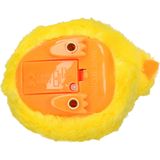 Paas kuikentje piepend - 2x - geel - pluche - 7 cm - Pasen decoratie/speelgoed