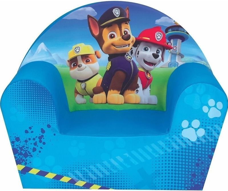 Paw Patrol kinderstoel/kinderfauteuil 33 x 52 x 42 cm - Rubble/Chase/Marshall - Stoelen/fauteuils voor peuters