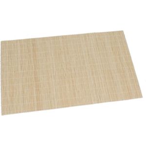 Secret de Gourmet placemats Bamboe - 1x - 30 x 40 cm - naturel - gevlochten