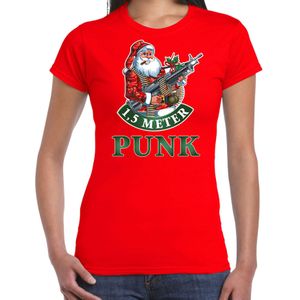 Fout Kerstshirt / Kerst t-shirt 1,5 meter punk rood voor dames - Kerstkleding / Christmas outfit
