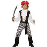 Piraten verkleedpak maat 110-116 met zwaard voor kinderen