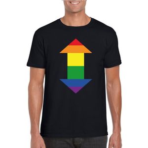 Gay shirt pijl versatile zwart heren  - Homo shirts