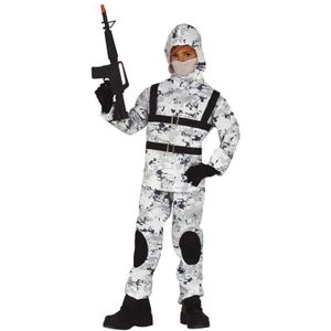Wintersoldaat verkleedset / carnaval kostuum voor jongens/meisjes - Leger special forces zuidpool troepen carnavalskleding