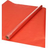 Inpakpapier/cadeaupapier - 5x rollen - roodbruin - 70 x 200 cm