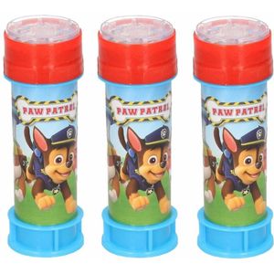 6x Bellenblaas Paw Patrol 60 ml speelgoed voor kinderen - Uitdeelspeelgoed/weggevertjes