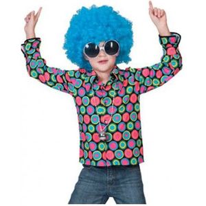 Jaren 70 disco overhemd voor kids