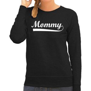 Mommy - sweater zwart voor dames - mama kado trui / moederdag cadeau