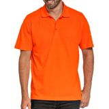 Holland supporter / polo t-shirt oranje voor heren - Koningsdag / EK WK