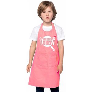 Master chef keukenschort roze kinderen