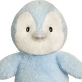 Aurora pluche knuffeldier pinguin - lichtblauw - 20 cm - pooldieren thema speelgoed