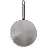 Steelpan/sauspan/juspan zilverkleurig 35 x 20 x 12 cm van 2 liter aluminium - Met handige deksel - Kookpannen