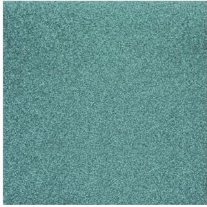 5x stuks turquoise blauw glitter papier vellen 30.5 x 30.5 cmm - Hobby scrapbooking artikelen