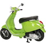 Model scooter Vespa Sprint 150 ABS 2018 groen - Schaal 1:18 - 10 x 5 x 7 cm - Speelgoed scooter - Miniatuur scooter