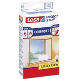 3x Tesa vliegenhor/raamhor wit 1,3 x 1,5 meter - Insectenwering - Insectenhorren/vliegenhorren/raamhorren - Insecten en ongedierte weren