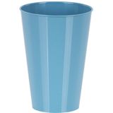 Juypal drinkbekers - 6x - pasteltinten - kunststof - 450 ml - herbruikbaar - BPA-vrij