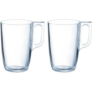 Arcoroc Theeglazen Ceylon - 12x - transparant glas - 6 x 10 cm - 400 ml