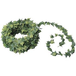 Mini hedera guirlande slinger kerstdorp decoratie 750 x 1 cm kunststof - Hobby materiaal