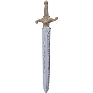 Ridder zwaard goud met zilveren schede 60 cm volwassenen